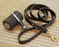 Leather Braided Obedience Lead for DOG walking and tracking Leather Braided Obedience Lead for DOG walking and tracking
