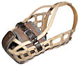 Police Agitation Leather Dog Muzzle Police Agitation Leather Dog Muzzle