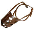 LEather Dog Muzzle for German Shepherd